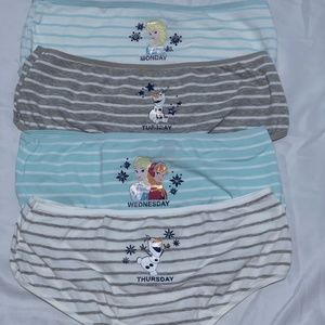 6 Girls Gap Disney's Frozen Briefs - Size XXL